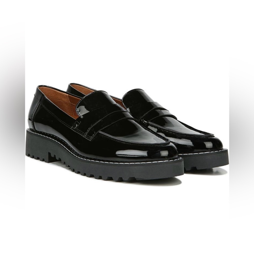 Franco Sarto Cassandra Platform Penny Loafer black 11 women BRAND NEW IN BOX